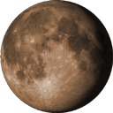 Lune Gibbeuse Décroissante
